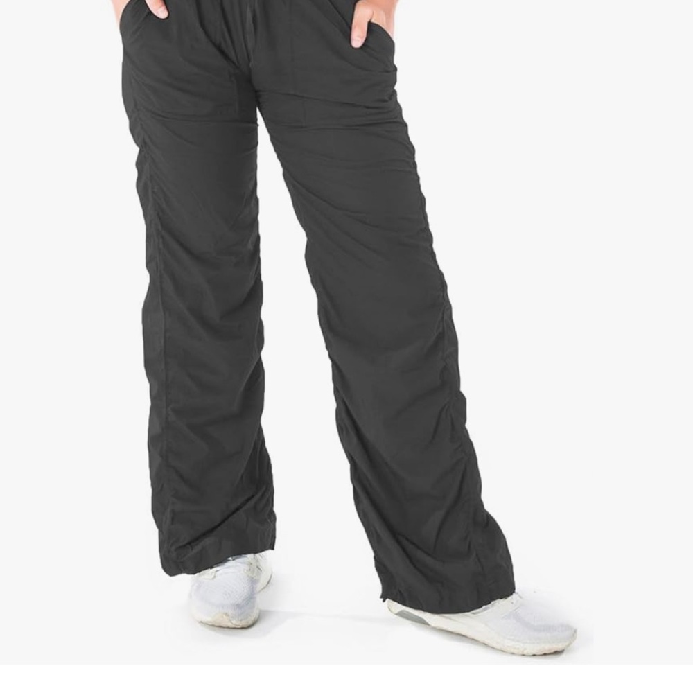Yogipace Lightweight Wrinkle Resistant Dance Studio Pants- Graphite Grey